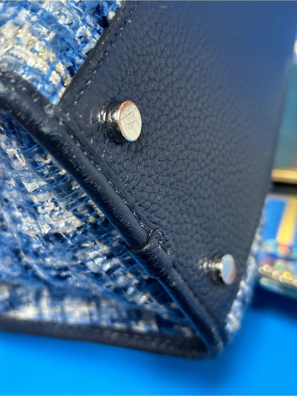 Kate Spade Rowe Tweed Satchel w/Tassel Accent Approx. 10 x 8 x 4